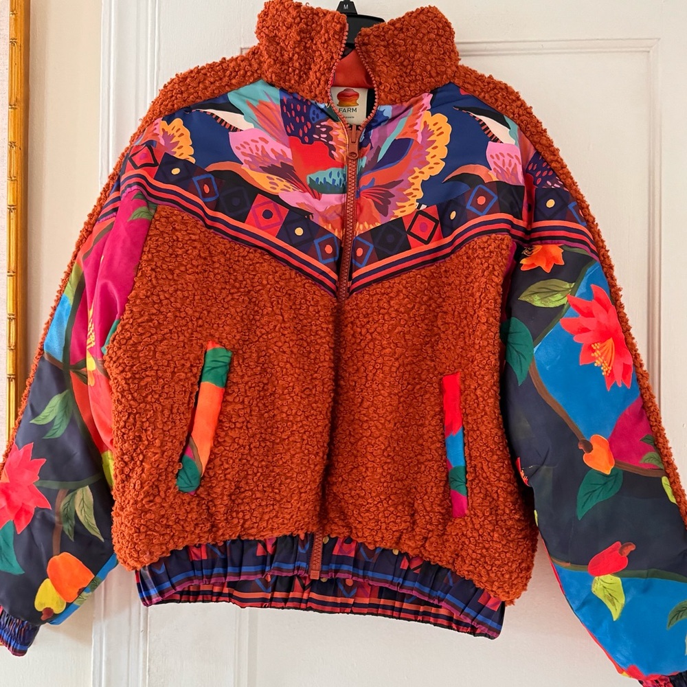 Farm Rio Lucy Floral Jacket - Picture 4 of 14